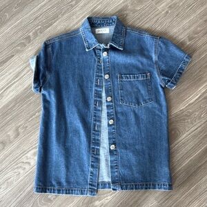 Parke short sleeve jean jacket